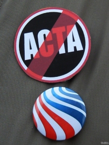 ACTA tiltakozás Budapest